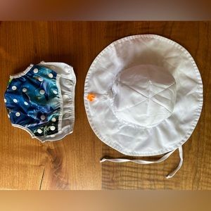 STOREOFBABY Swim Reusable Diaper and THUNDERCLOUD Bucket Hat